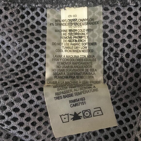 Calvin Klein Performance Camo Printed Mesh Vest Black/Gray Women's Size Small - Picture 8 of 11